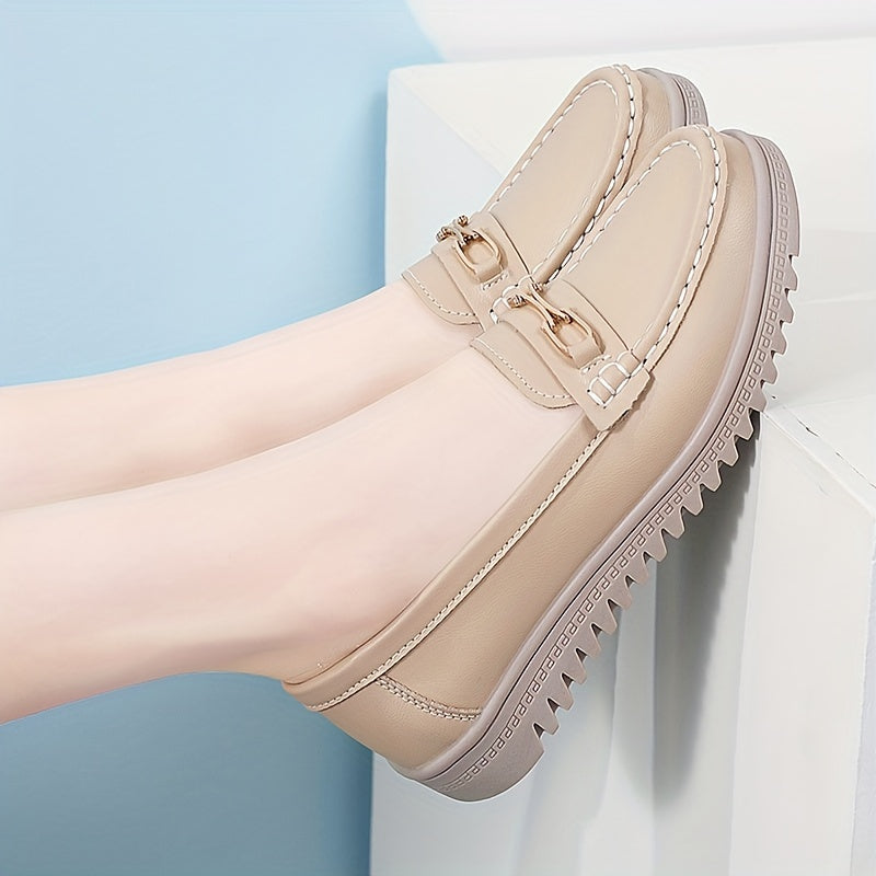 Women's Casual Slip-On Sneakers Flat Shoes Breathable Anti-Shock All Seasons