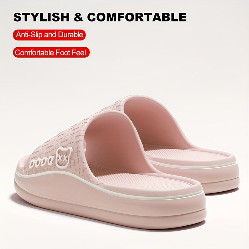 Women's EVA Slide Sandals Open Toe Pink Blue Non-Slip Indoor Outdoor