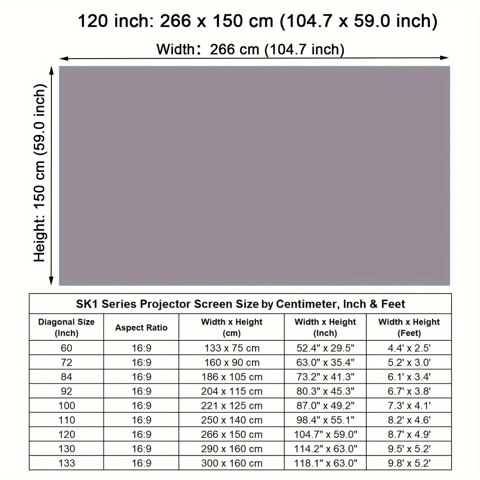2023 Глянцевая проекционная панель из полиэстера для домашнего кинотеатра и уличных проекторов