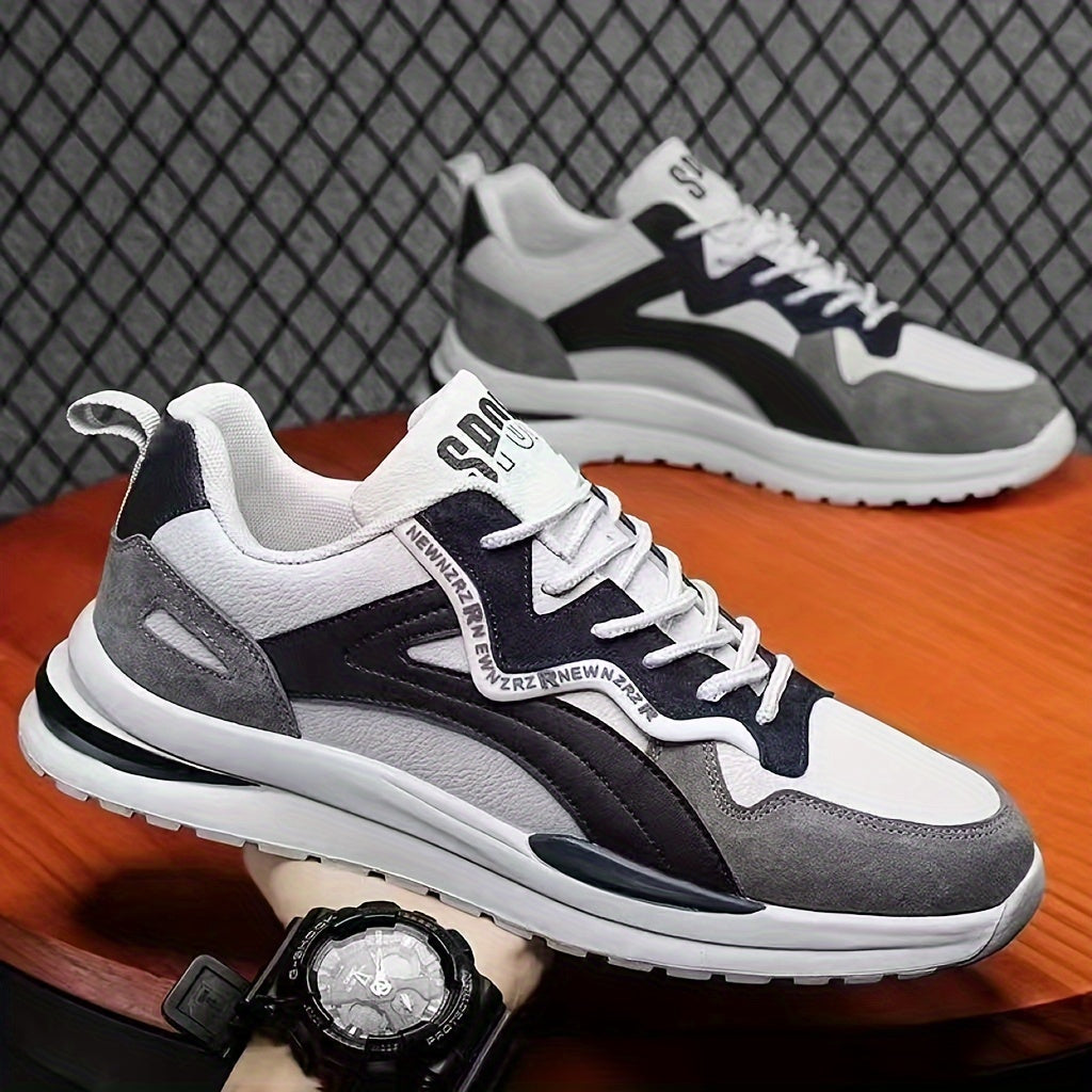 Men's Low-Top Skate Shoes Casual Durable Canvas Leather Sole