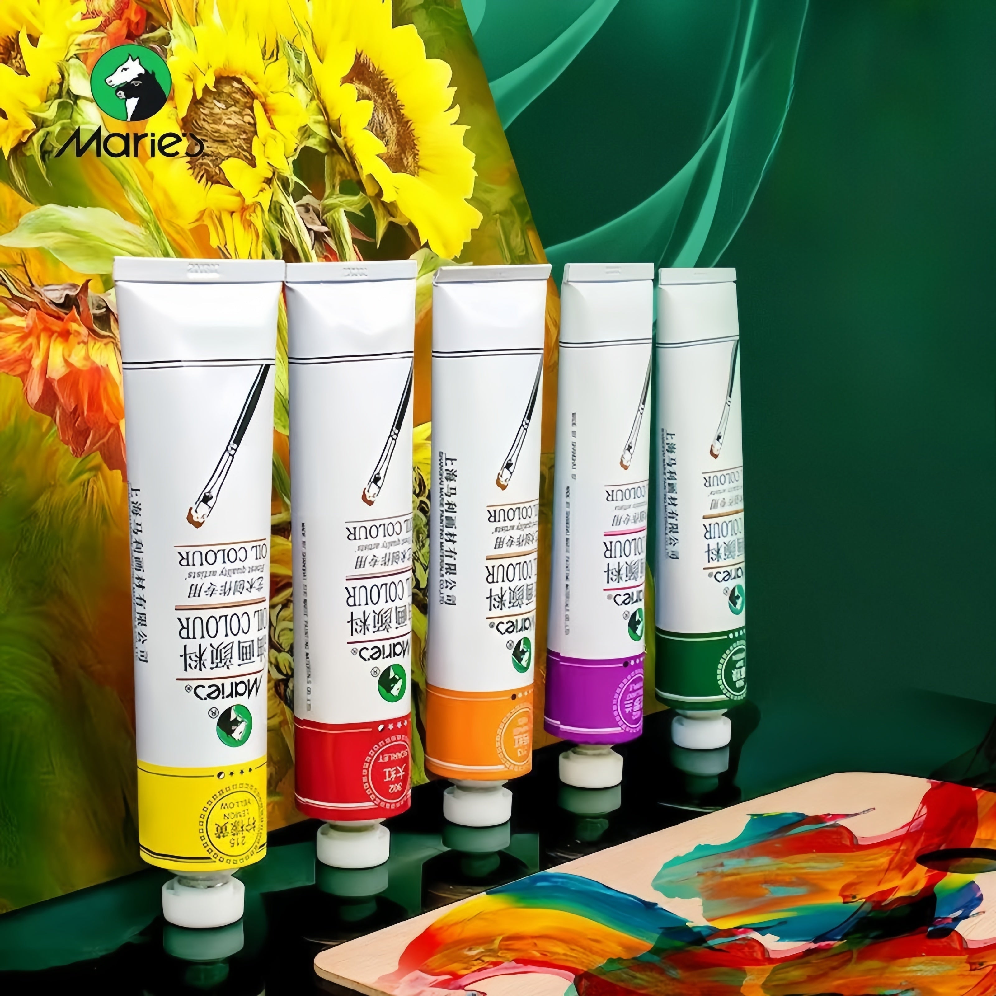 50ml White Oil Paint Tube for Canvas and Graffiti Art Professional Artist Grade