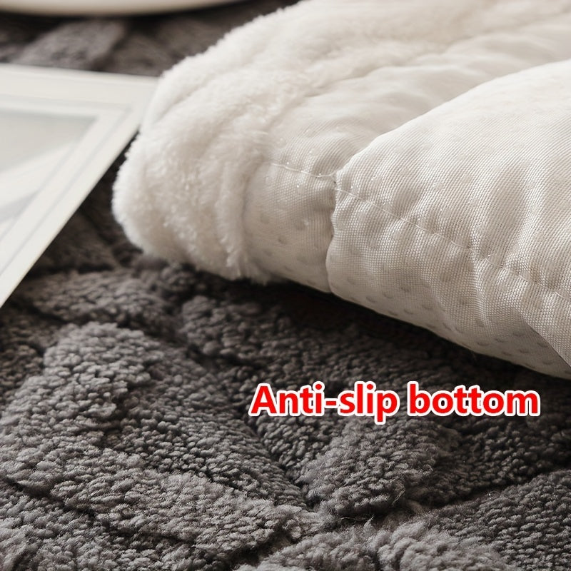 Плюшевый мягкий диванный подушечка для 1-4 местных диванов, нескользящая, моющаяся в машине, дружелюбная к питомцам