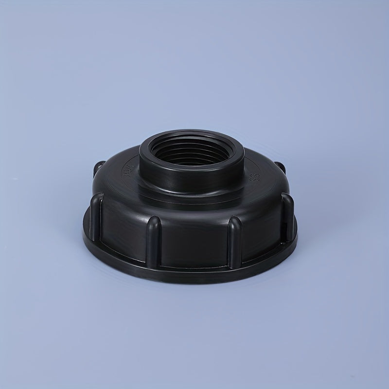 Plastic IBC Tote Adapter with Threaded Hose Drain Fitting for Garden and Lawn Care