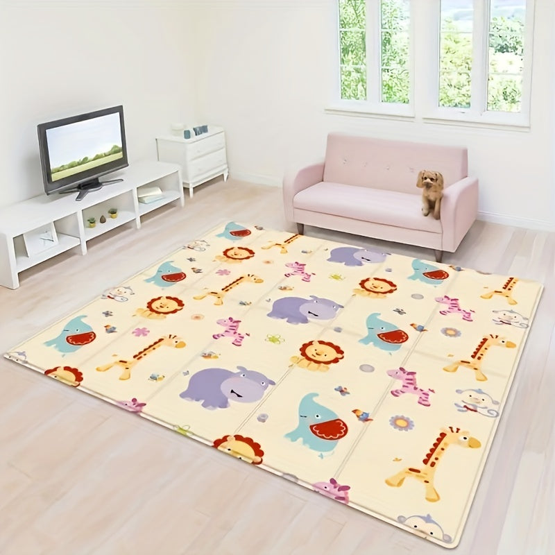 Waterproof Play Mat Foam Floor Pad with Educational Activities Non-Slip for Kids