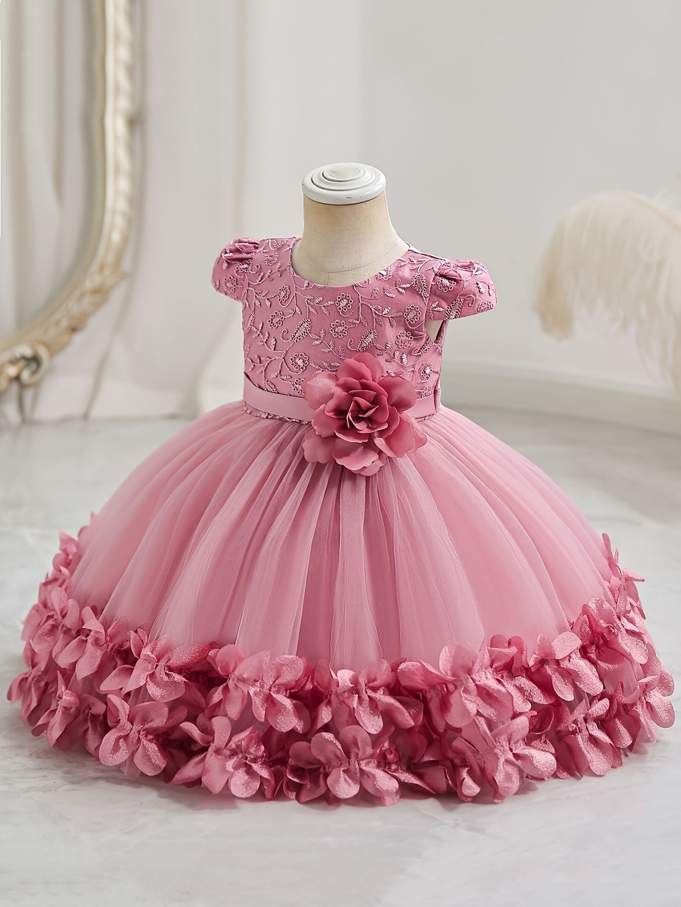 Girls Lace Princess Dress for Special Occasions and Birthdays