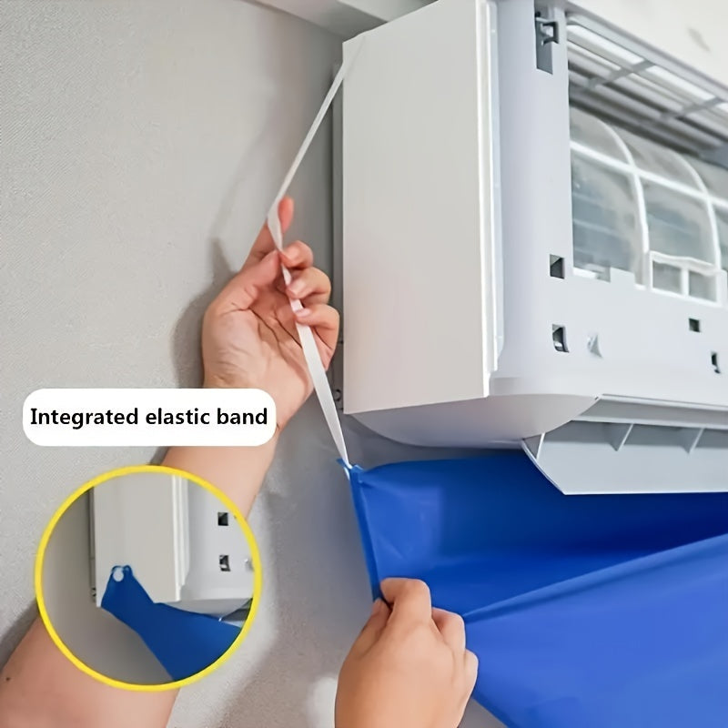 1 упаковка из 4 основных наборов для чистки кондиционера — в комплект входит моющийся чехол, дренажный мешок и шланг, для легкого и энергоэффективного обслуживания настенных кондиционеров в гостиной и спальне вашего дома.