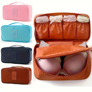Zipper Portable Underwear Storage Bag for Travel Organizing Lingerie and Underwear
