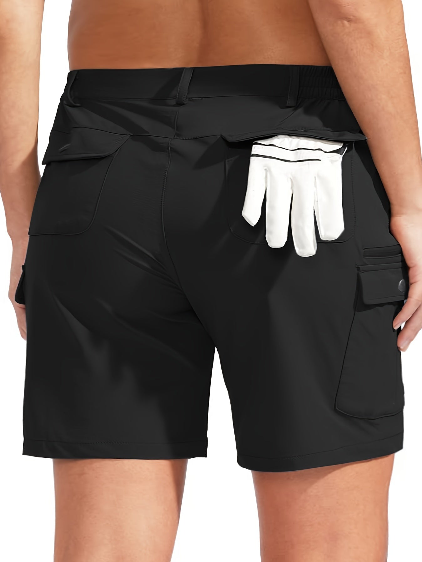 Pantalones cortos cargo ligeros de mujer de secado rápido de 7 pulgadas con 7 bolsillos