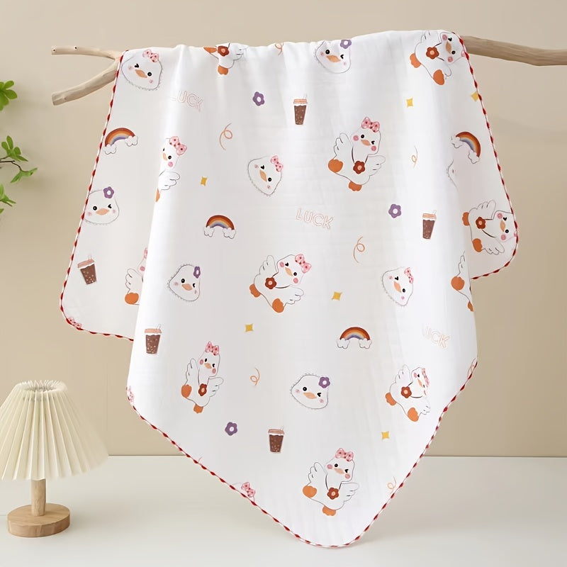 Baby Swaddle Blanket for Newborns in Spring Autumn Winter Soft Cotton