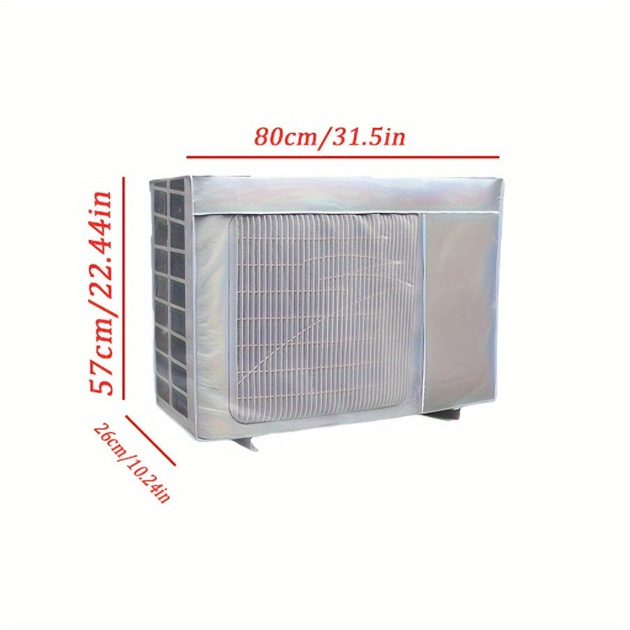 Outdoor Air Conditioner Cover Waterproof UV-Resistant Oxford Cloth Durable Mesh