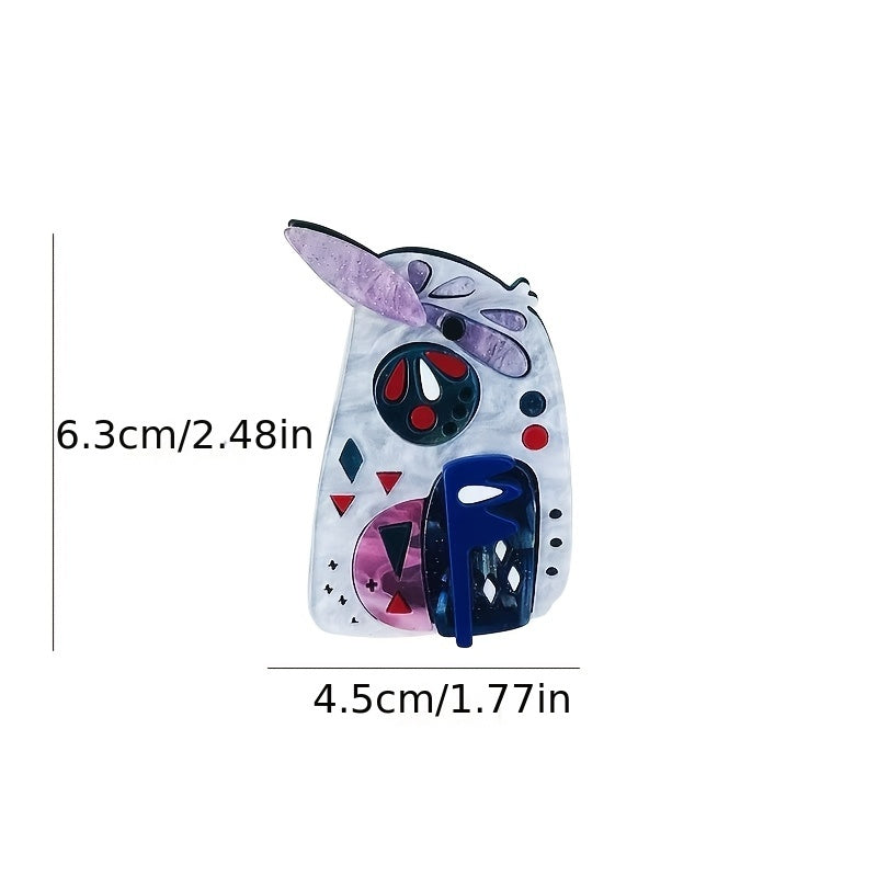 Multfilm Wren Brooch Pin Hayvonlar Quyon Oyoq yoki Moda uchun kiyim sumka aksessuari