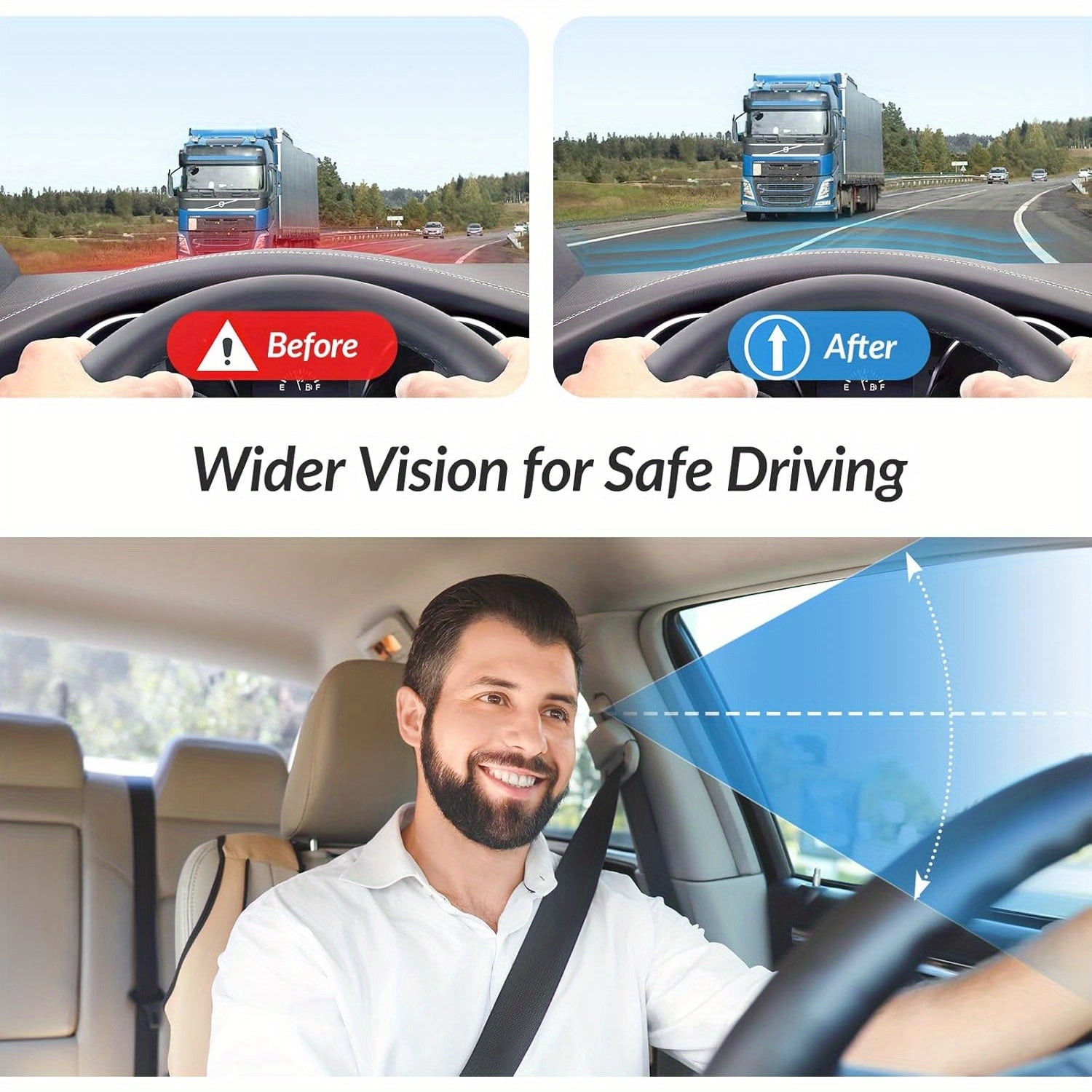 Youth/Women Breathable Memory Foam Car Seat Cushion Black Non-Slip Posture