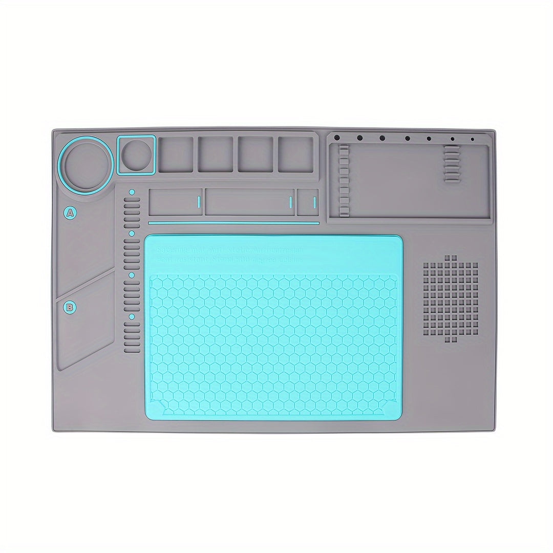 Большая термостойкая магнитная силиконовая ремонтная подложка для электроники и мобильных телефонов