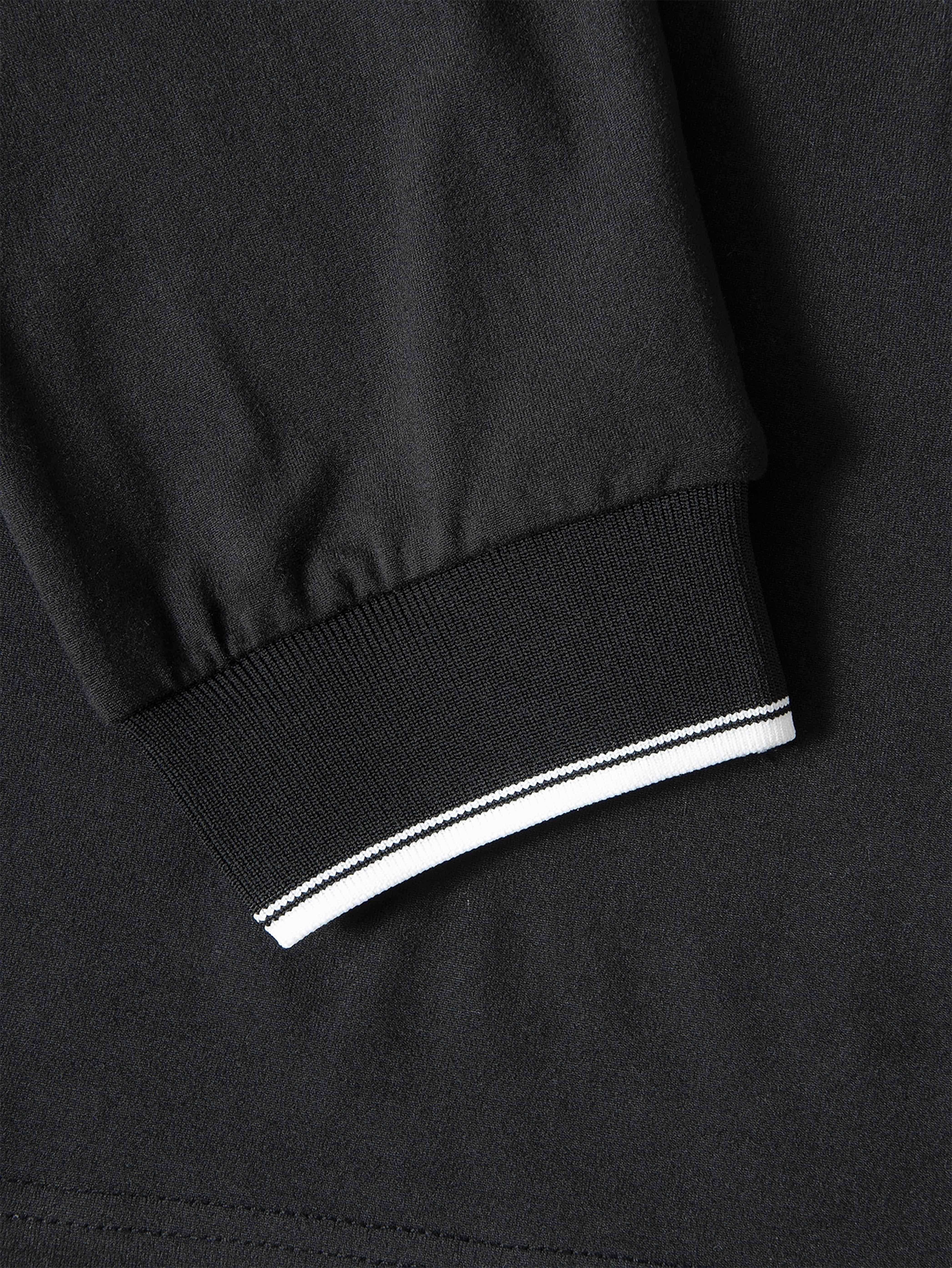 Men's Long Sleeve T-Shirt High Stretch Casual Alphabets Spring Fall Outdoor