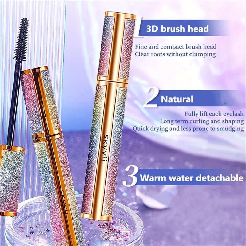 Lengthening Black Mascara for All Skin Types Long-Lasting Volumizing