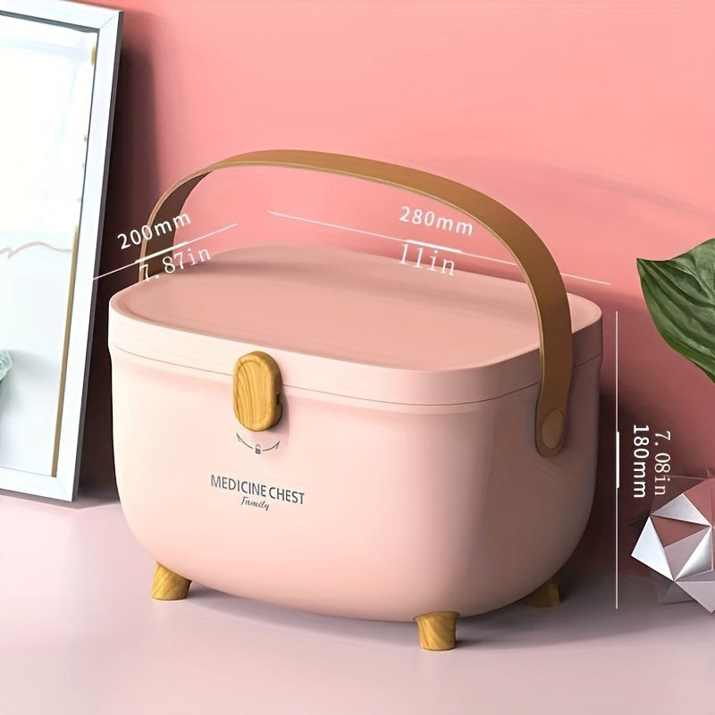 Multi-Layer Medicine Storage Box Organizer for Family Use