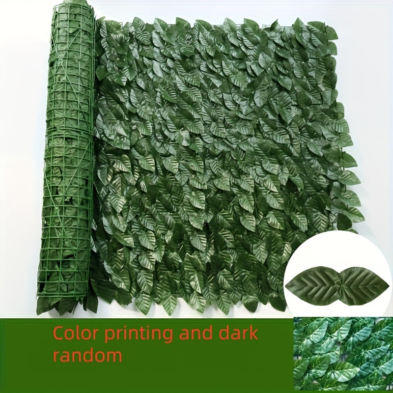 Artificial Ivy Fence Screen Privacy Fence Wall Cover for Outdoor Garden and Home