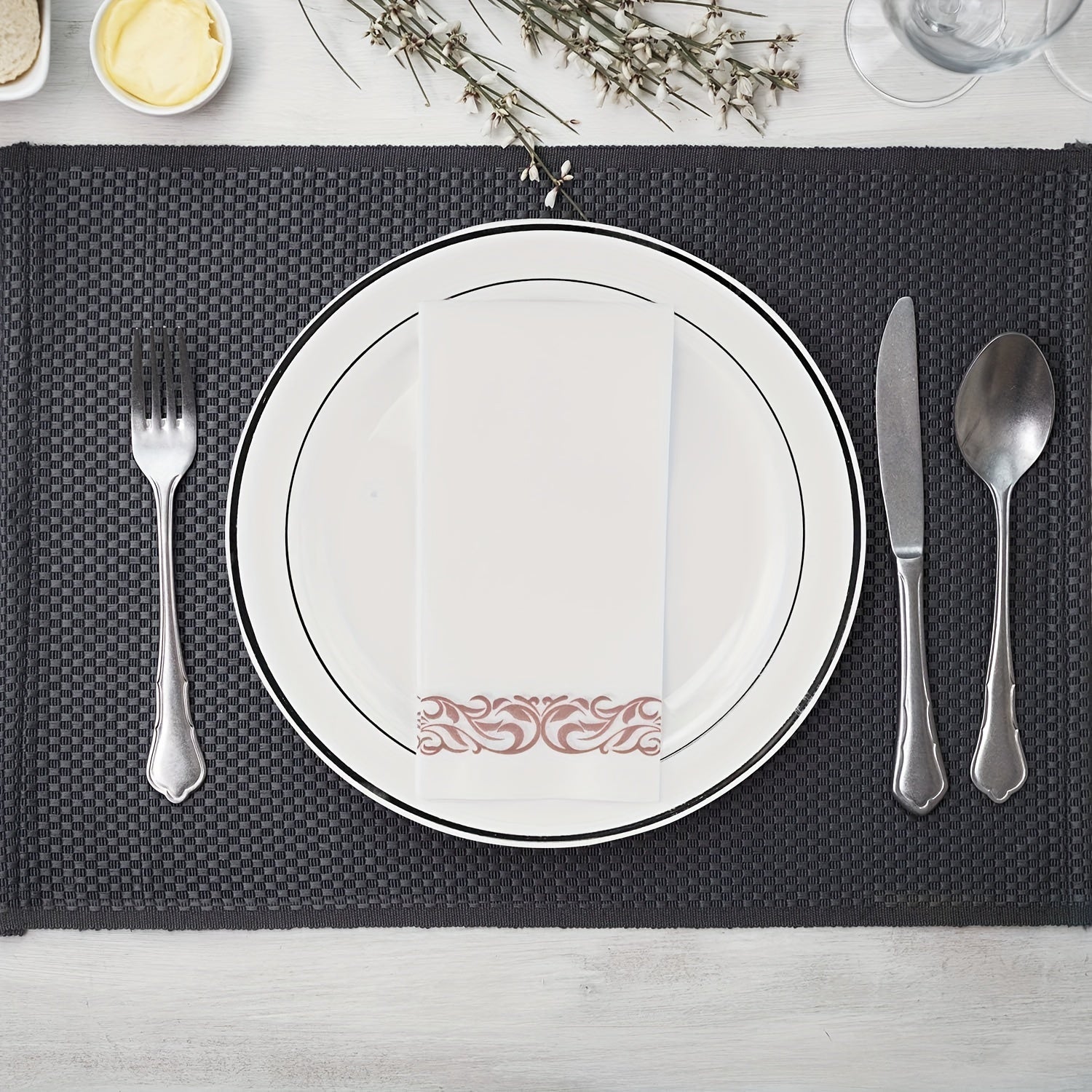 Bir martalik mehmon sochiqlari, 150 ta, oshxona, hammom, ziyofat uchun mato kabi qo‘l sochiqlari