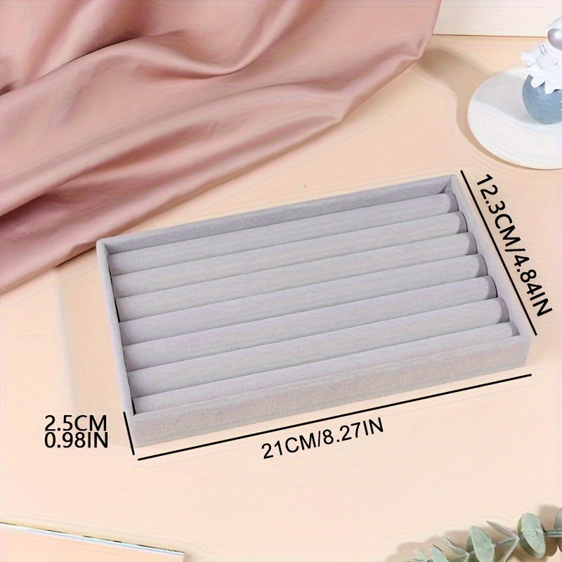 Коробка для хранения колец, органайзер для ювелирных изделий, и сортировочная коробка для серег и колец, идеально подходит для демонстрации и хранения ваших любимых украшений.