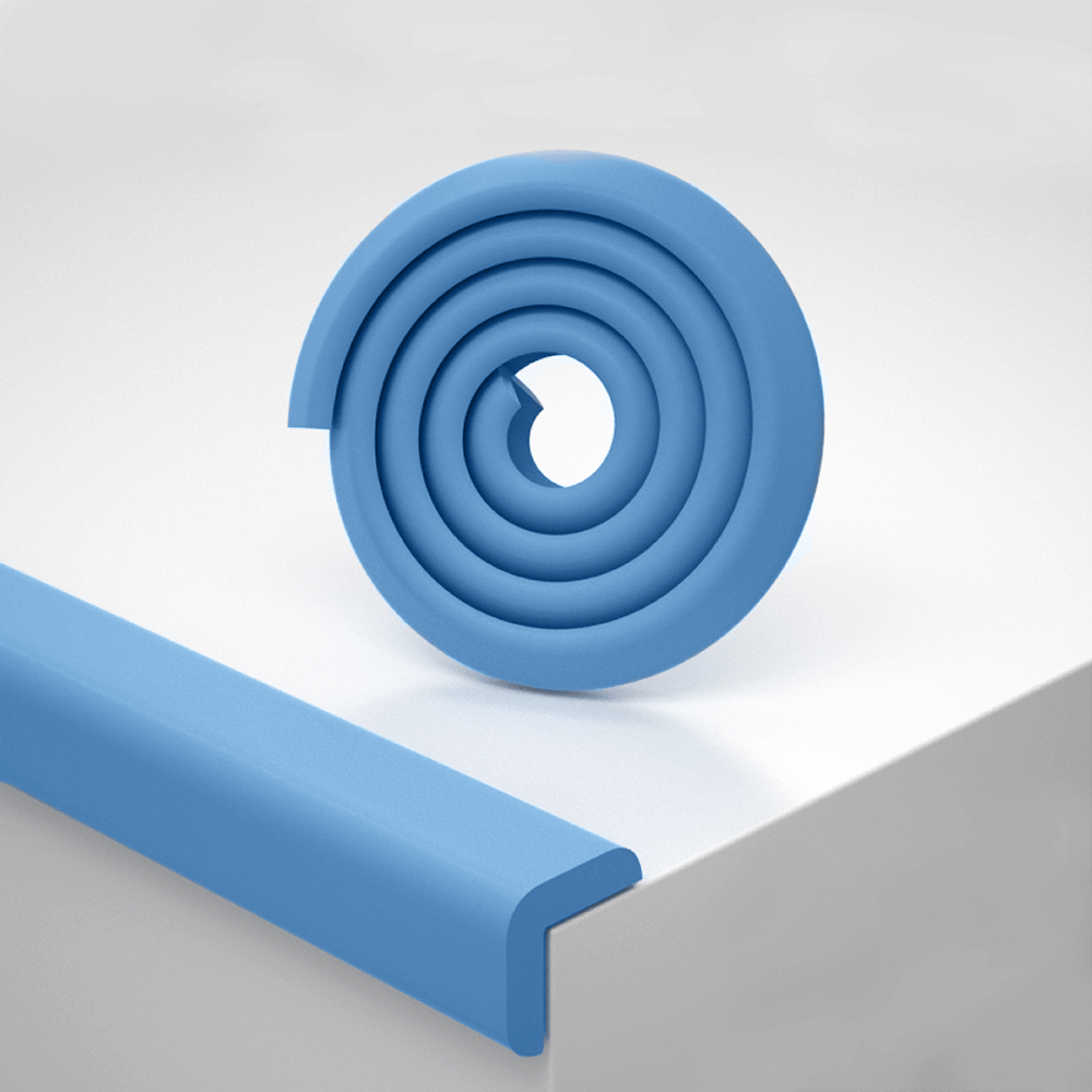 Child Safety Corner Bumpers Edge Protectors Nitrile Foam Gray Pink Ivory White