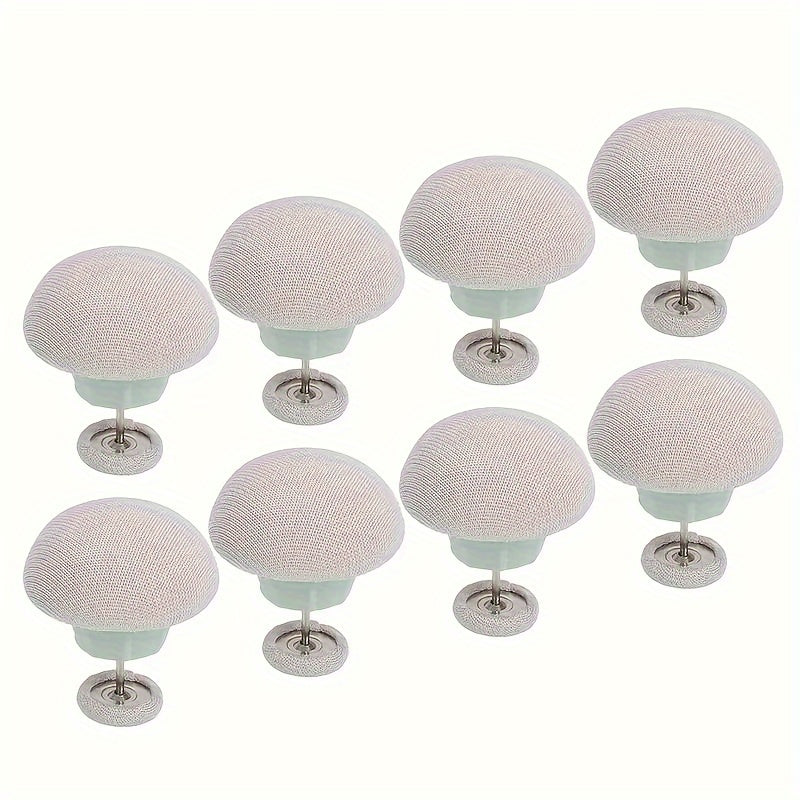 Mushroom Design Bed Sheet Fixer Pack of 8 or 16 Easy One-Click Bed Sheet Repair Tool