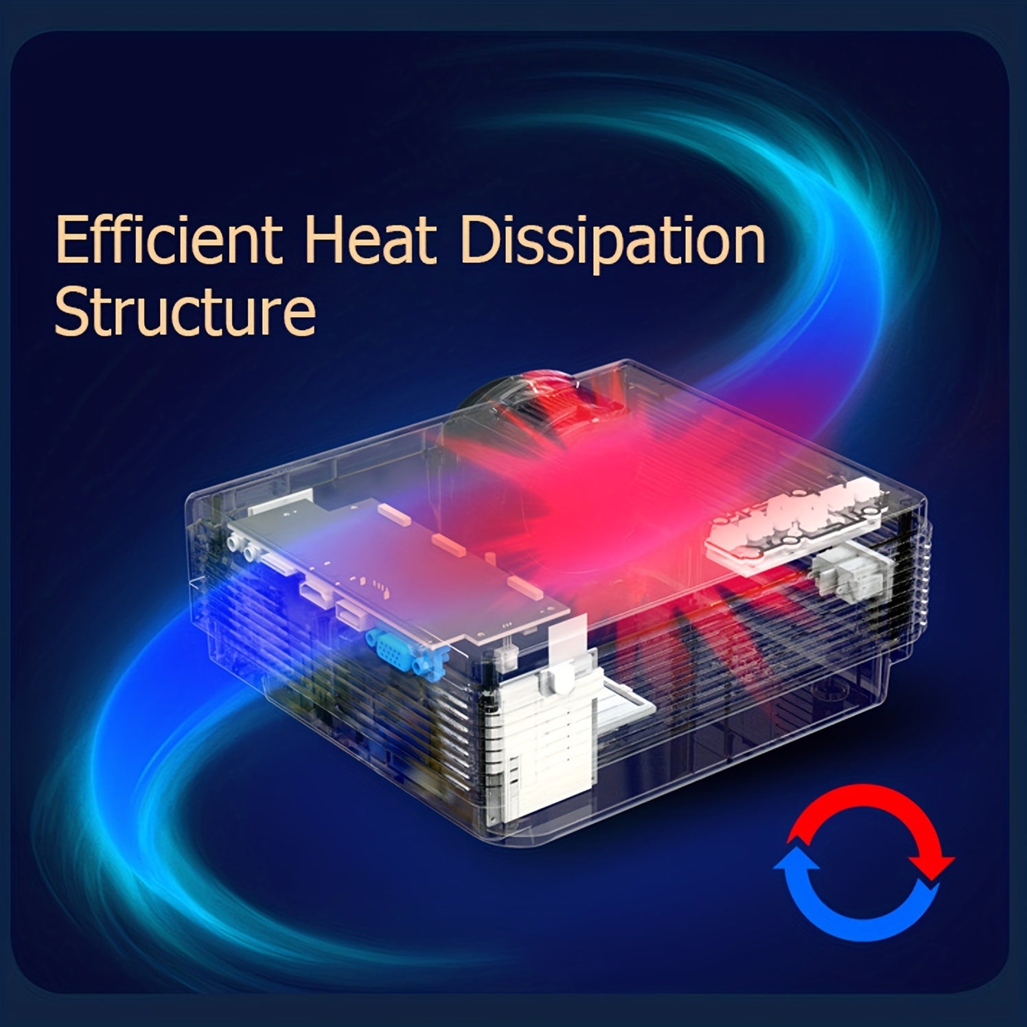 Full HD Portable Projector with WiFi 5G Support, 1920x1080 LCD, Home Cinema