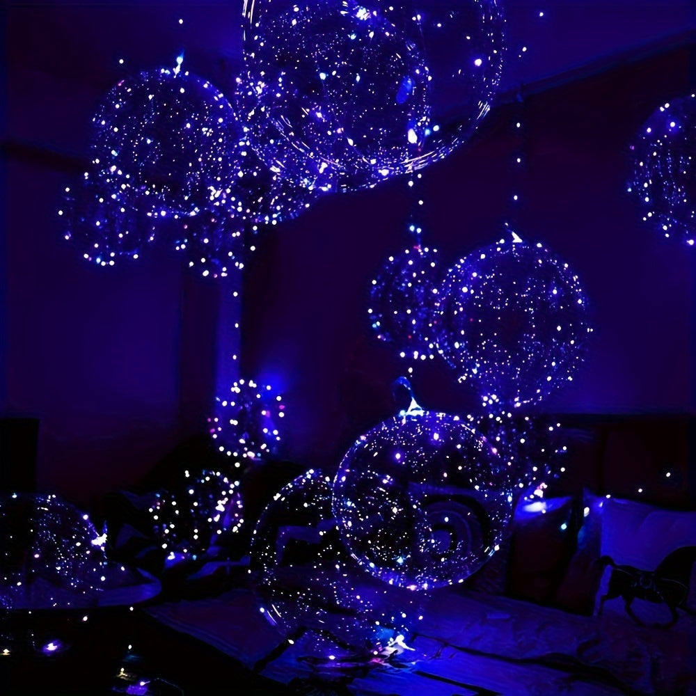 10 ta LED yoritilgan sharchalar to'plami, turli tadbirlar uchun, ichki va tashqi foydalanish uchun AA batareyalar bilan quvvatlanadi, to'ylar, Sevishganlar kuni, tug'ilgan kunlar va bayram bezaklari uchun mukammal.