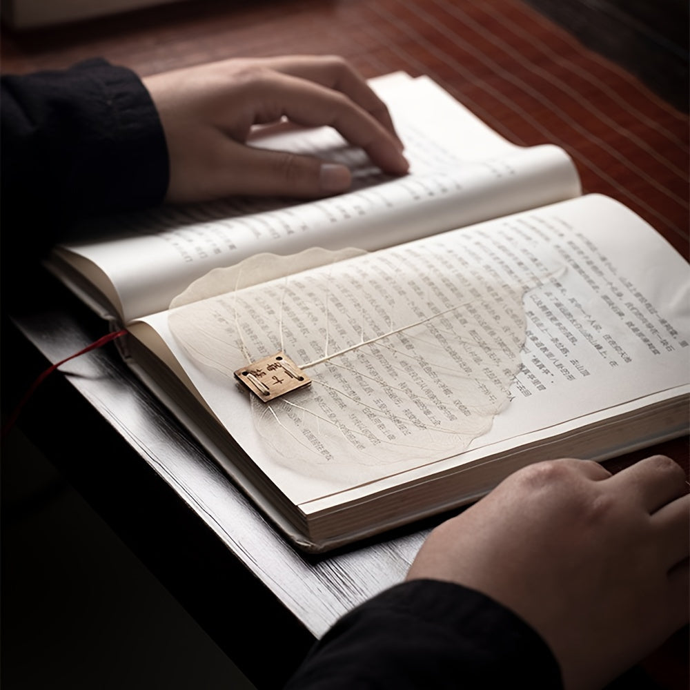 Chinese-Style Tea Strainer Bodhi Leaf Shape Natural Wheat Straw Anti-Scald Filter