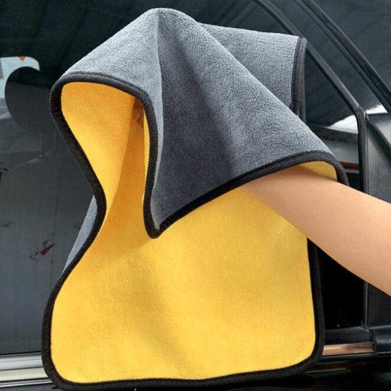 Microfiber Car Cleaning Towel Ultra-Soft Dual-Sided Auto Detailing Cloth