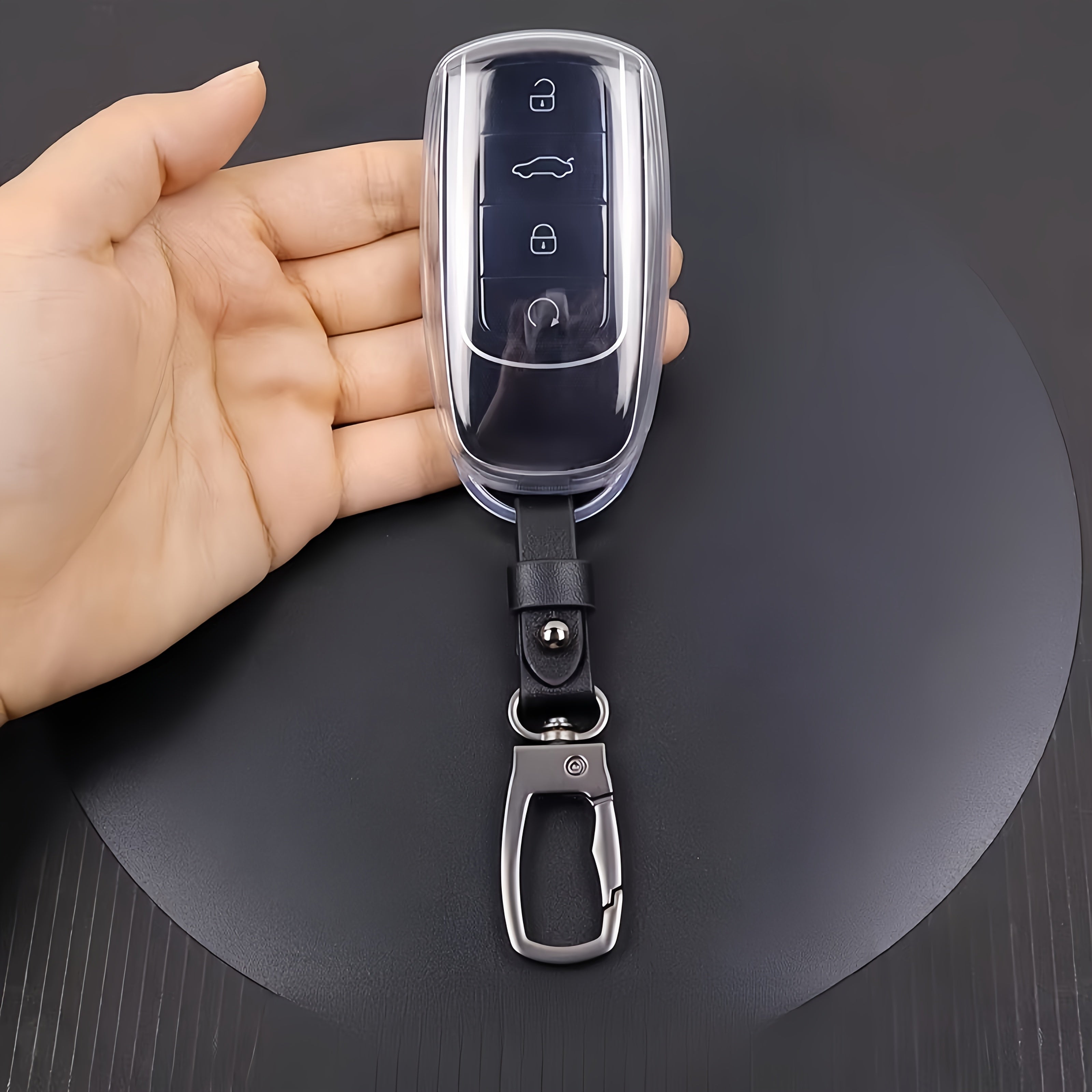 Universal Transparent TPU Key Cover for Remote Control Protection