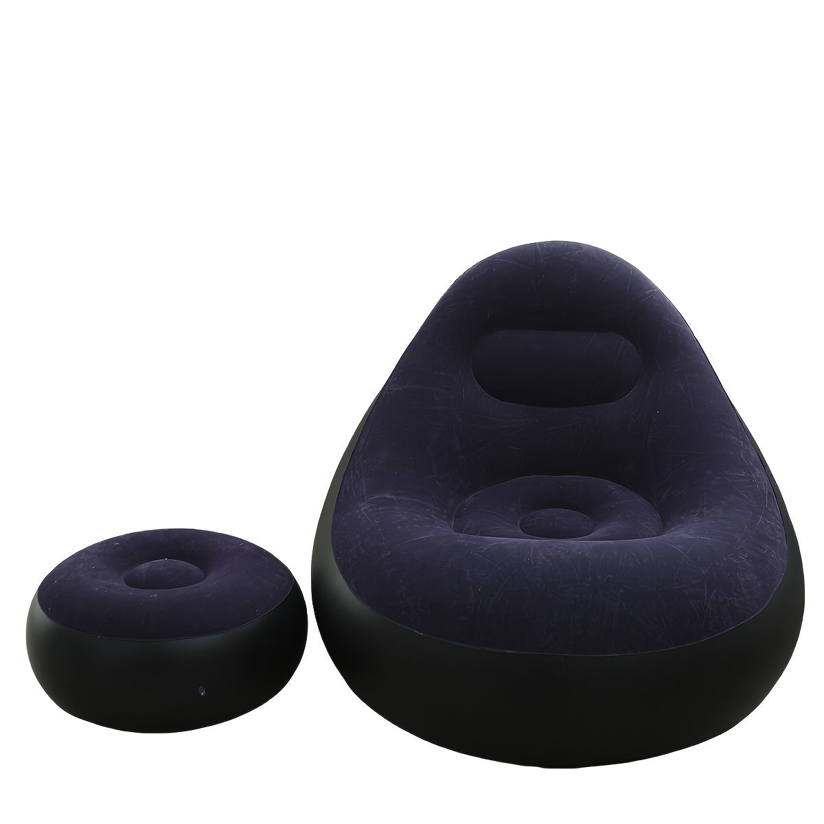 Quvvatli PVC Shishiriladigan Divan - Tashqi foydalanish uchun qalinlashtirilgan, Pedallarni o'z ichiga oladi | Tabiatda dam olish, piyoda sayr qilish va uyda quyoshda yotish uchun mukammal