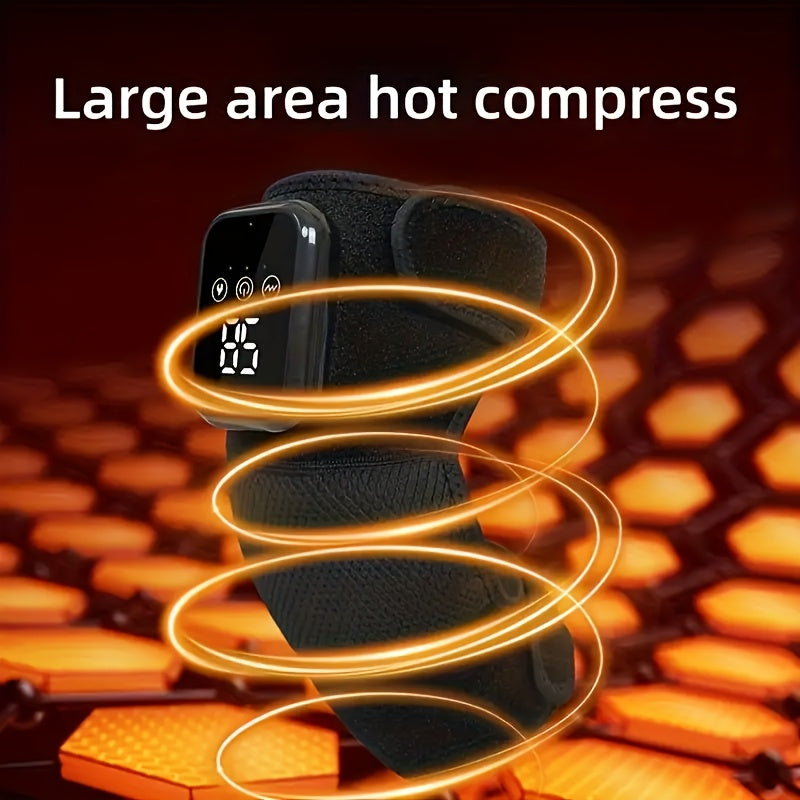 Heated Vibrating Massager for Knees Shoulders Elbows USB Rechargeable 3 Modes