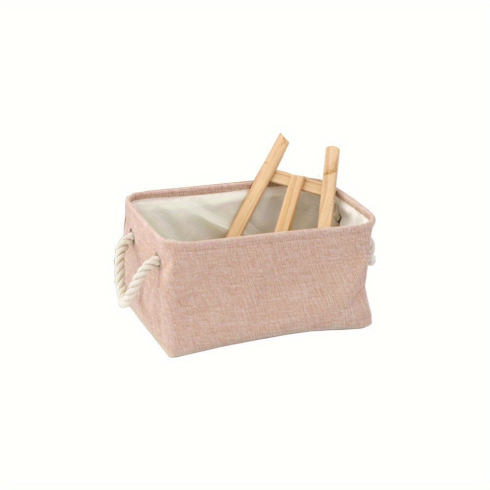 Zamonaviy va oddiy ish stoli saqlash savati, matolar, kitoblar yoki o'yinchoqlarni tartibga solish uchun mukammal