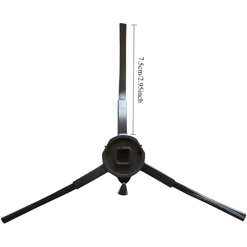 1 dona TP-Link Tapo Robot Tozalovchi O'rnini Bosuvchi Yon Cho'tka va HEPA Filtr Kombinatsiyasi - Qora Dizayn, Kuchaytirilgan So'rish va Havo Filtratsiyasi