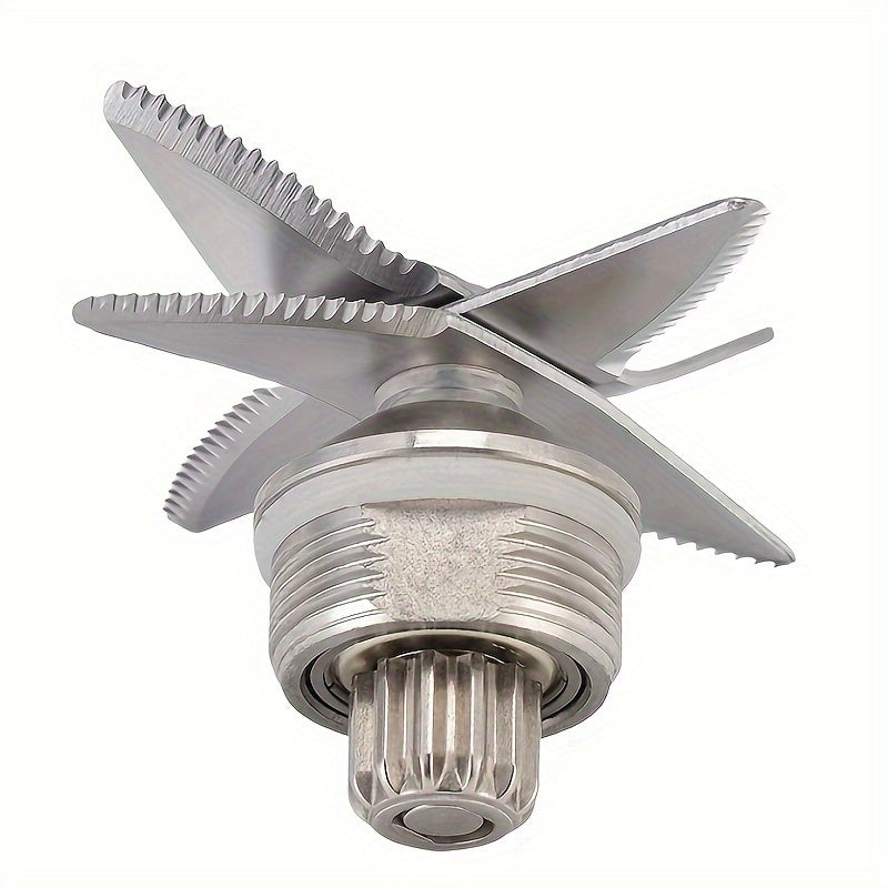 Smoothie va muz maydalash uchun 6 ta zanglamaydigan po'lat va silikondan iborat blender pichog'lari to'plami