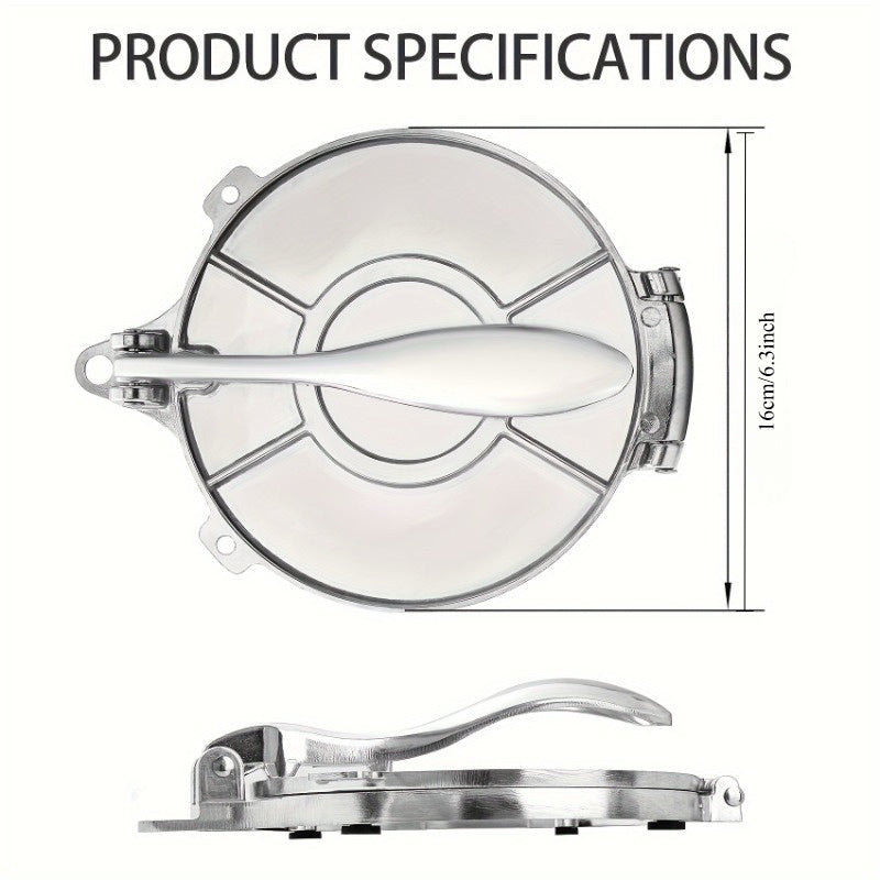 Alüminium-Magnezyum Tortilla bosish uchun yupqa xamir pancake pizza pirogi flatbreadlar