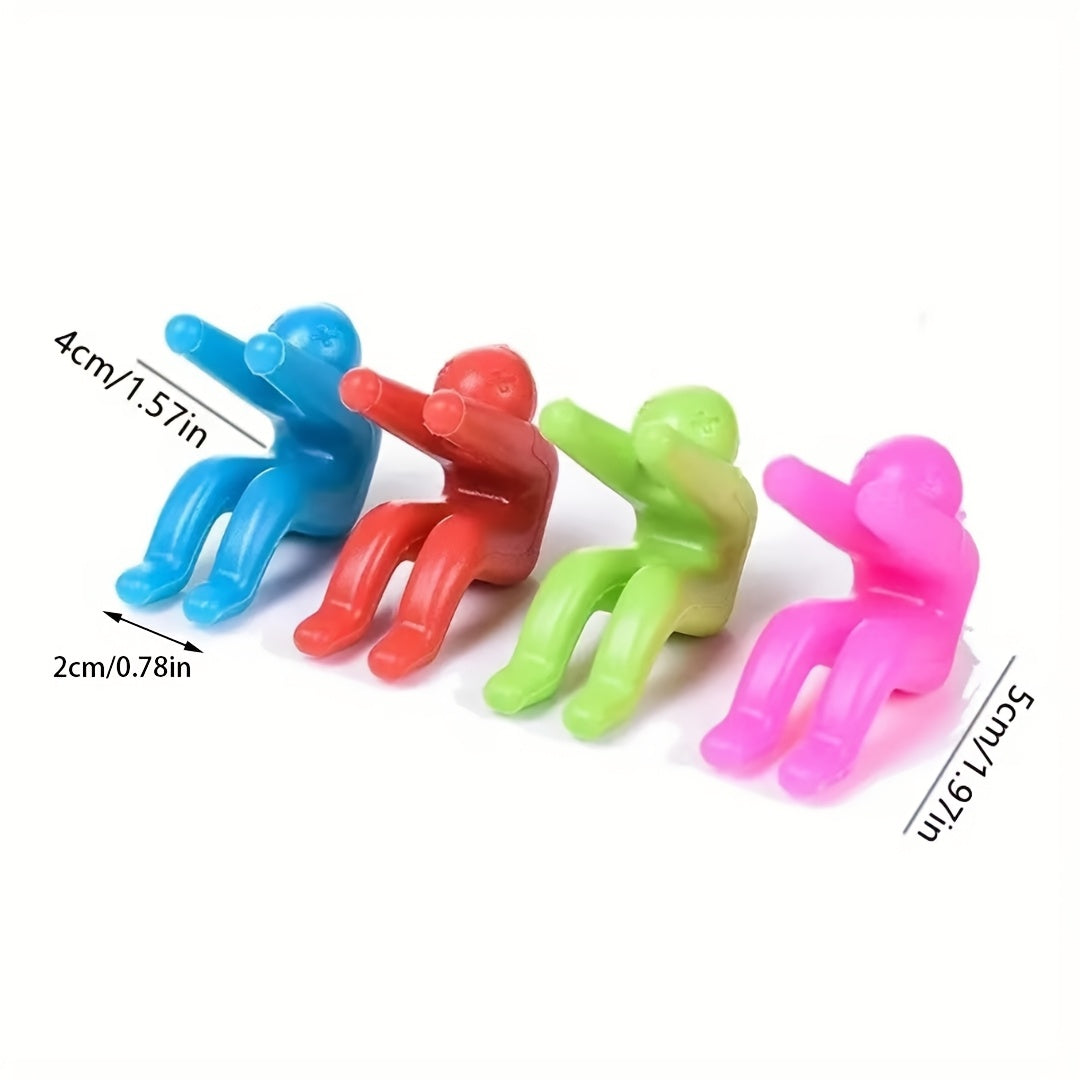 Durable Plastic Kitchen Gadget Spill-Proof Pot Lid Holder and Phone Stand