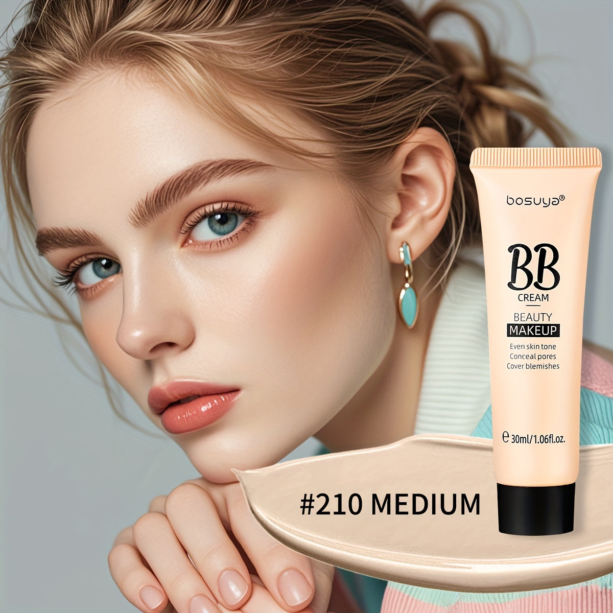 Women BB Cream Foundation Liquid Concealer Waterproof Long-Lasting