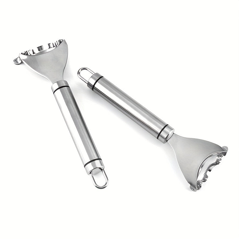 Naychali po'latdan yasalgan makkajo'xori tozalagich - Oila oshxonalarida foydalanish uchun qulay qo'l bilan makkajo'xori qopqog'i, BBQ va ochiq pikniklar uchun ideal