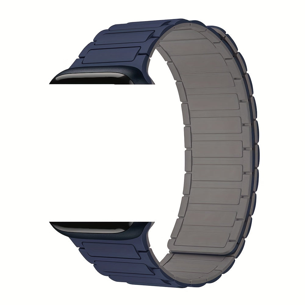 Магнитный силиконовый браслет для IWatch Series 9-3, 44мм-38мм