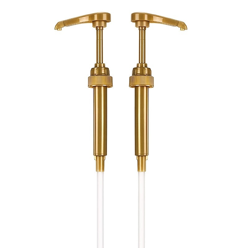 2 piezas de dispensador de bomba para botellas de jarabe de café, especias y aceite de 25.4 Oz