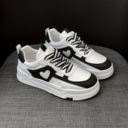 Zapatillas de plataforma con bloques de color para mujer, zapatillas bajas de skate, calzado casual para caminar