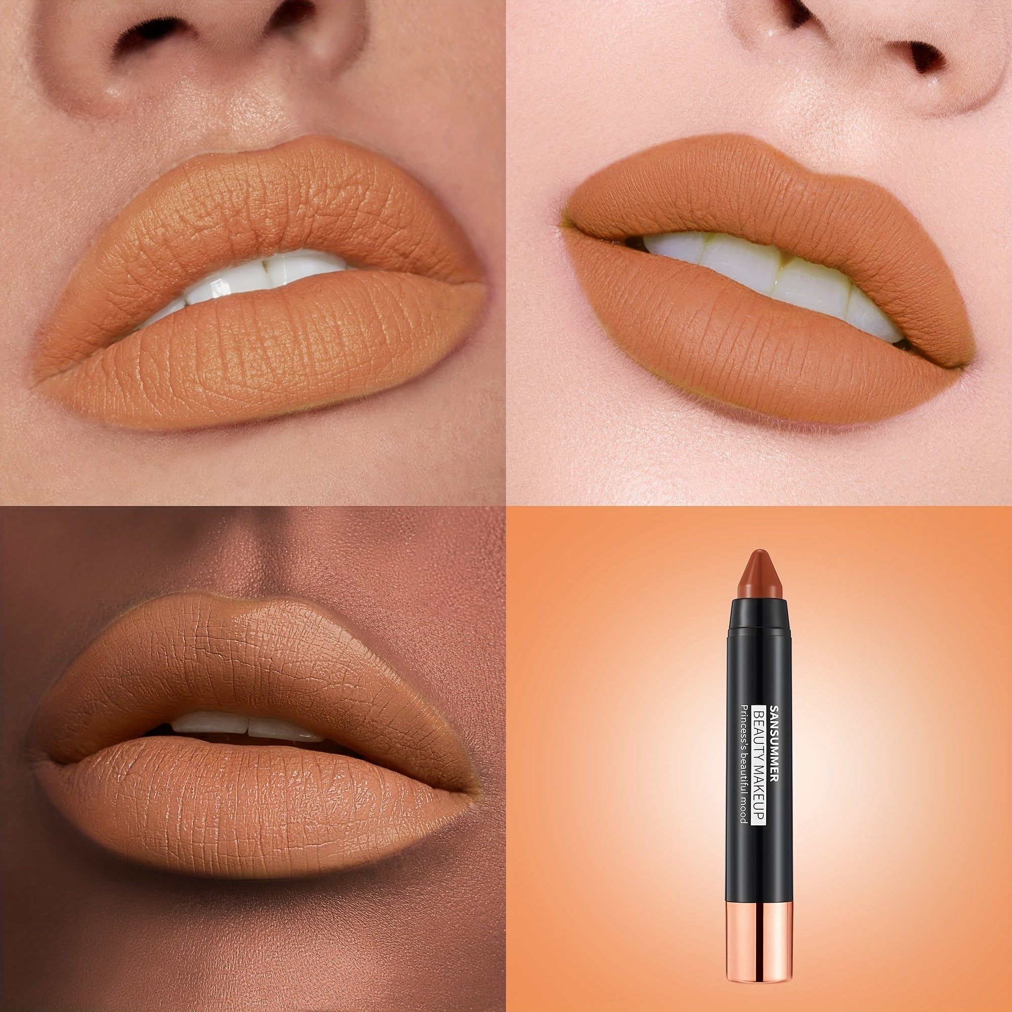 Juego de labiales para mujer, ocho colores, hidratantes y de larga duración