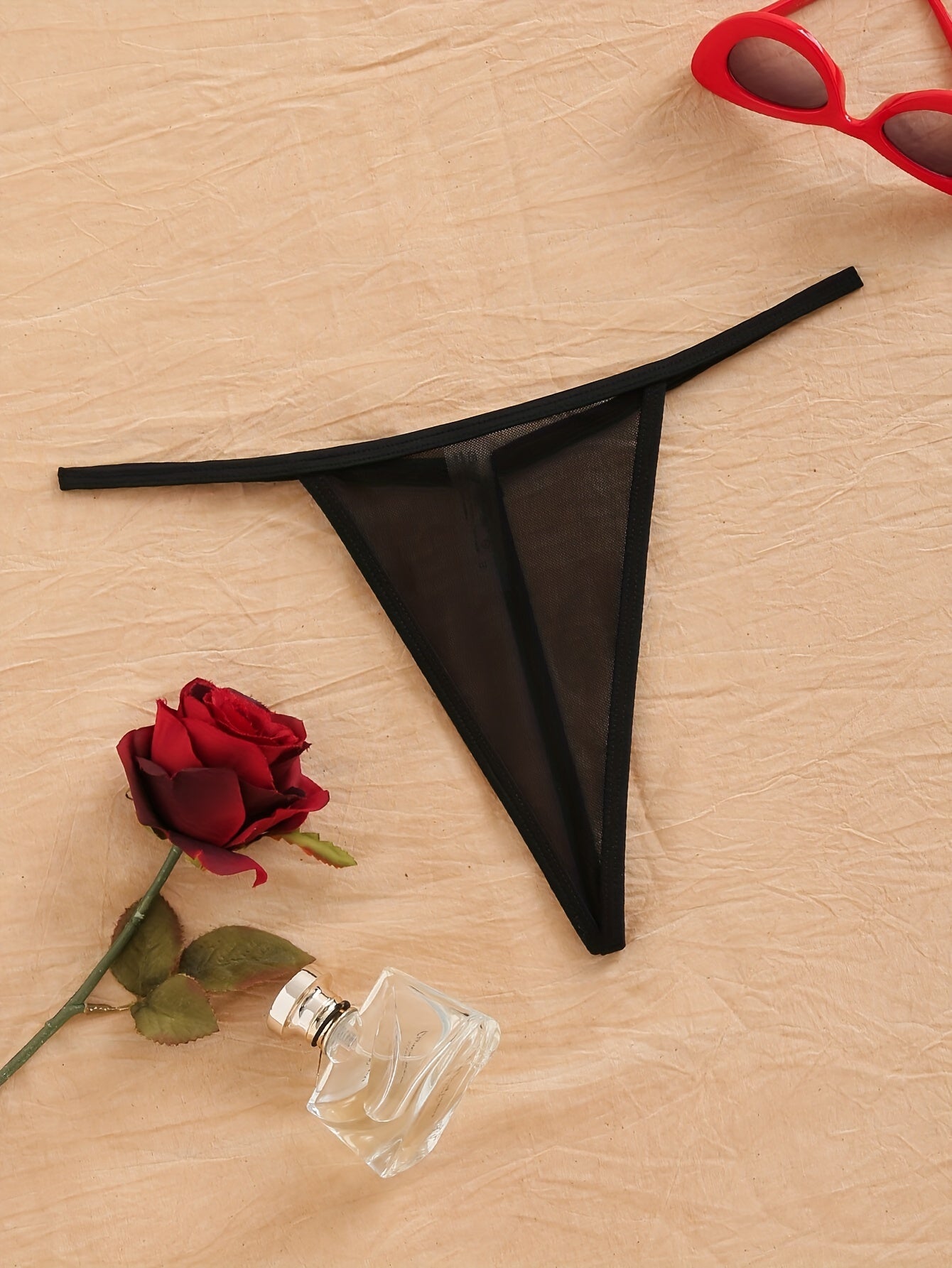 Women's Solid Color Thong-Style Pants for Versatile and Seductive Wear