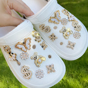 Kids Plastic Bling Shoe Charms Set Removable Animal and Insect Wing Accessories