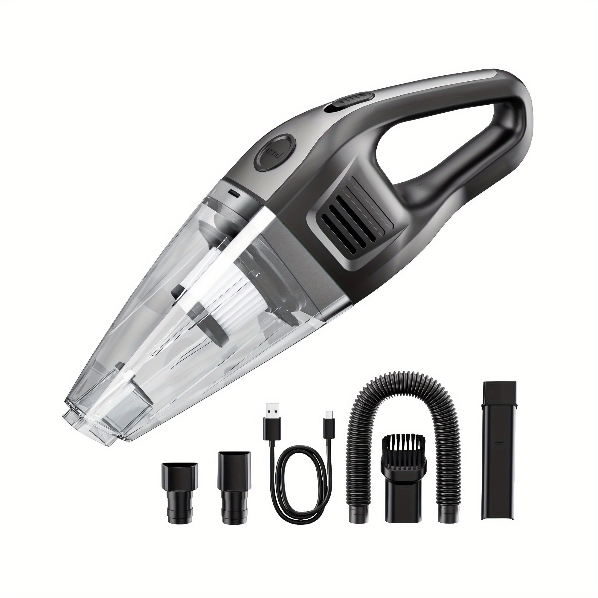 Portable Handheld Vacuum Cleaner for Cars and Home Dusting Compact Cordless Dustbuster