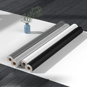 Removable Vinyl Wallpaper Matte Black Gray White Textured for Walls Kitchens Cabinets