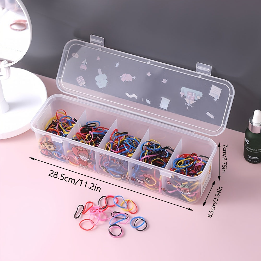 Clear Plastic Jewelry Organizer Box with Multiple Compartments and Secure Lid