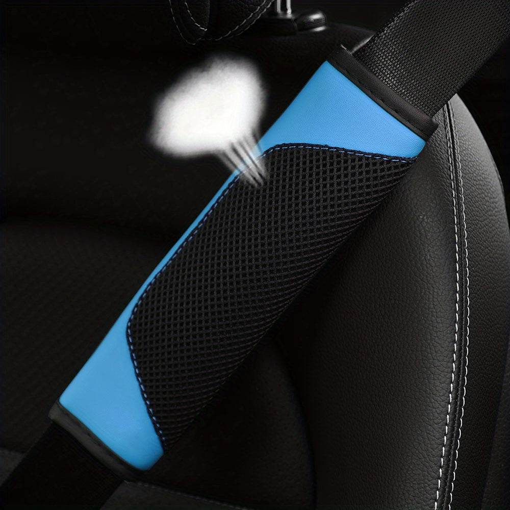 Women's Breathable Mesh Car Seat Belt Shoulder Cover Soft Comfortable Protector