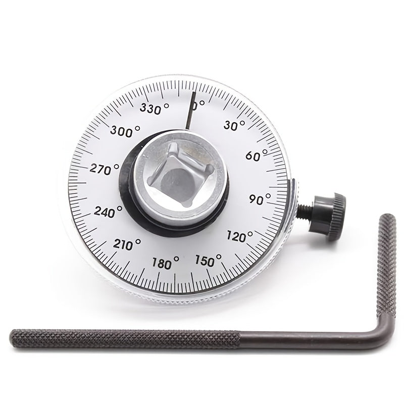 1/2 Inch Torque Wrench Angle Gauge Set, Adjustable, Professional Tool